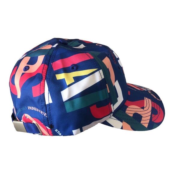 Staple NWT Men’s Streetwear Blue Red Orange Yellow Graphic Snap-Back Hat - Picture 4 of 12